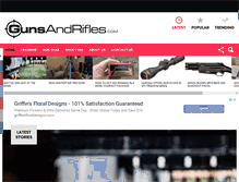 Tablet Screenshot of gunsandrifles.com